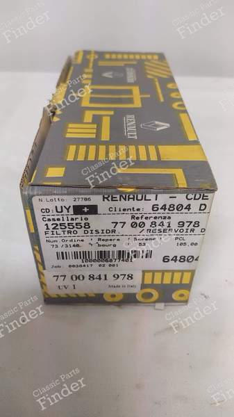 Air dryer / Air conditioning desiccant filter - RENAULT 21 (R21) - 77 00 841 978- 2