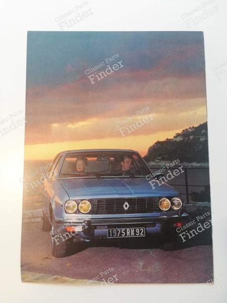 Rare Renault 30 TS sales brochure - RENAULT 20 / 30 (R20 / R30) - 1