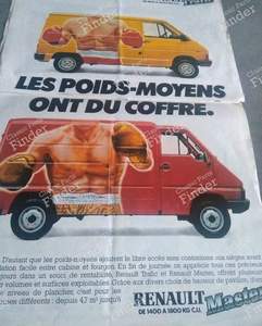 Vintage advertising for Renault Trafic and Master for RENAULT Trafic