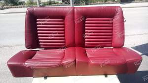Rote Leder-/Vinyl-Sitzbank für Golf 1 Cabriolet für VOLKSWAGEN (VW) Golf I / Rabbit / Cabriolet / Caddy / Jetta