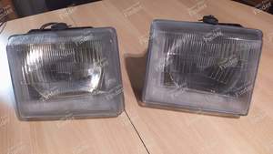 Headlight optics for Fiat 127 phase 2 left and right for FIAT 127 / 147 / Fiorino