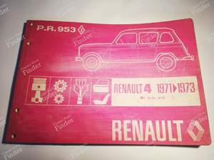 Spare parts catalog for RENAULT 4 / 3 / F (R4)