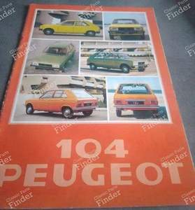 Vintage advertising for Peugeot 104 GL, GL6, SL for PEUGEOT 104 / 104 Z