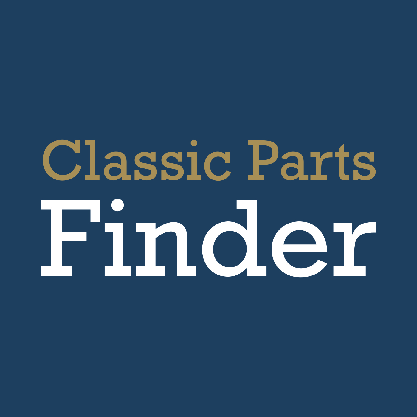Restore a spare part - Classic Parts Finder