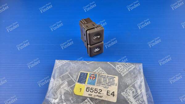 Central Locking Switch - PEUGEOT 605 - 6552E4 / 96033246- 0