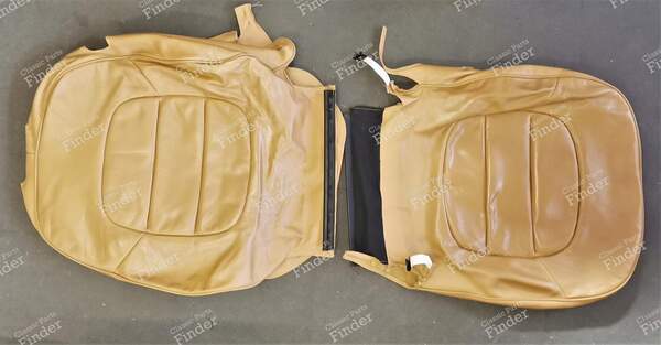 Leather seat cover, apricot color - PEUGEOT 406 Coupé - 8963.Z8- 0