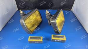 Pair of CIBIE fog lights - SIMCA-CHRYSLER-TALBOT 1307 / 1308 / 1309 / 1510 / 150 / Solara / Alpine - thumb-1