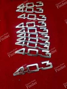 Monogramm für PEUGEOT 403