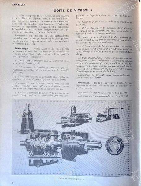 SERVICE Technical Journal, 1938 - DESOTO Deluxe / Custom / Diplomat - Janvier 1938- 2