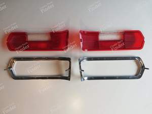 Pair of rear lights with red indicators (US version) - left + right - MERCEDES BENZ W108 / W109 - 1088260156 (L) / 1088260159 (R)- thumb-8