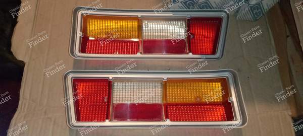 Pair of rear light lenses - Phase 2 - SIMCA-CHRYSLER-TALBOT 1100 / 1204 / VF - 1434/M y 1435/M- 1