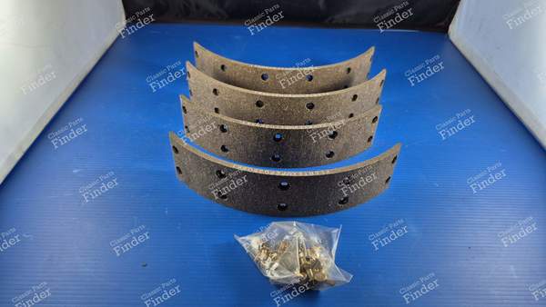 Set of 4 rear brake shoe linings - PEUGEOT 504 - 520720- 2