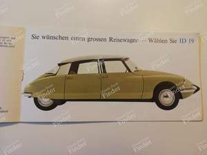 Rare brochure commerciale DS/ID 19 - CITROËN DS / ID - AC 10067.8.62- thumb-5
