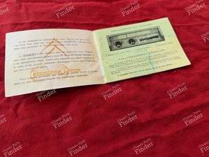 Notice d'emploi autoradio d'origine - CITROËN DS / ID - Radioën S191- thumb-1