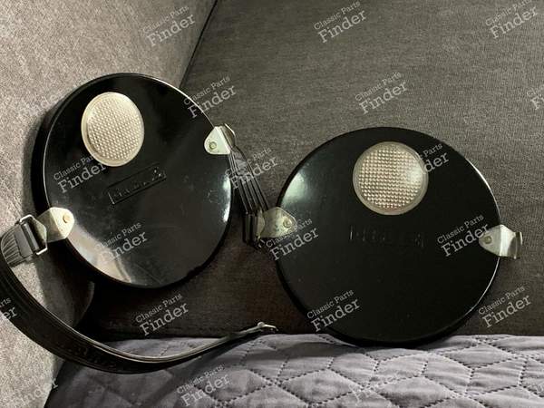 Protections Cibié noirs métal pour 'Oscars' - ALPINE A110 - 0