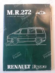 Reparaturanleitung - M.R. 272 (Karosserie) für RENAULT Espace I