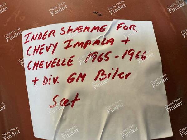 Aile intérieure avant - CHEVROLET Chevelle / Malibu / El Camino - 6
