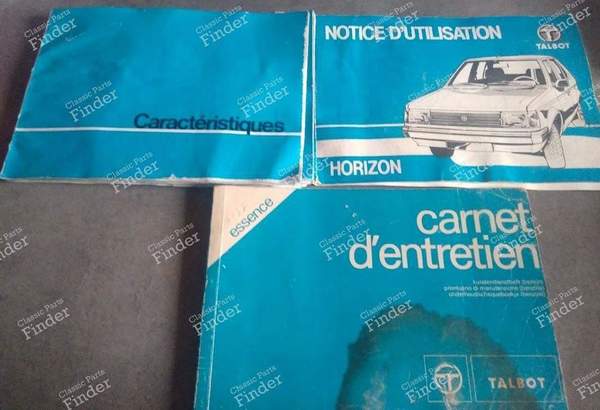 Handbuch - SIMCA-CHRYSLER-TALBOT Horizon - 0