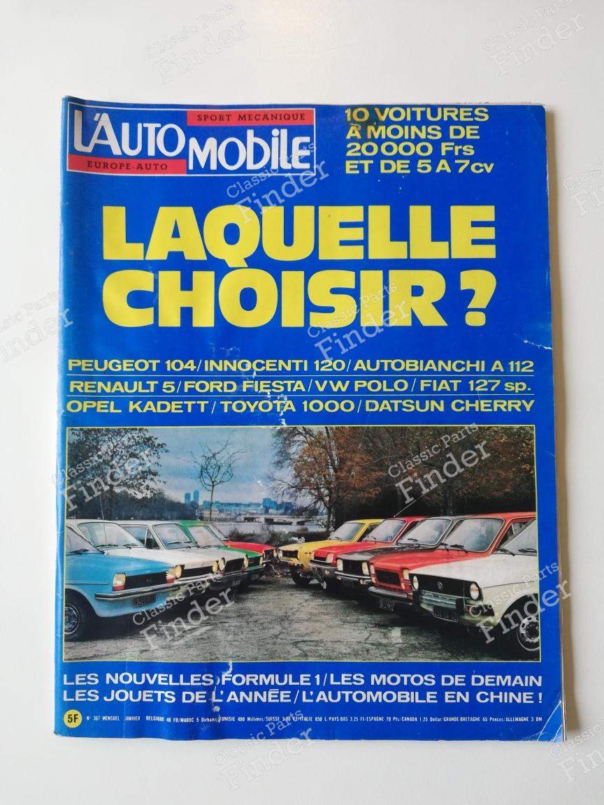 L'Automobile Magazine - #367 (January 1977) - MERCEDES BENZ W123