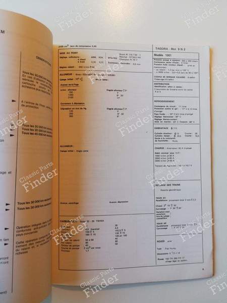 Brochure technique moteur 2.2 - TALBOT Tagora - MDT/0001-0781- 3