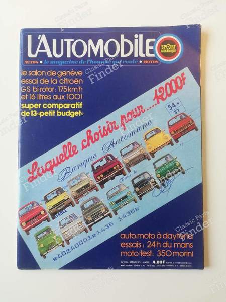 L'Automobile Magazine - Avril 1974 - FORD Escort (MK2) - #335- 0