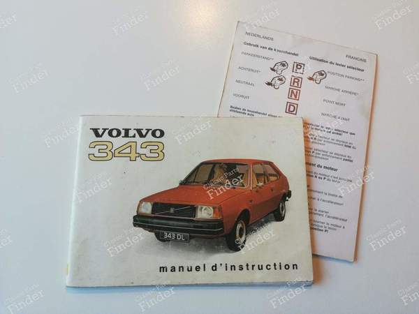 Manuel d'instructions - VOLVO 343/340 - 345/360 - TP1373.1 / 4000.7.76- 0