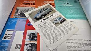 Rare lot of 9 leaflets - Citroën network sales force - CITROËN Visa / C15 - thumb-2