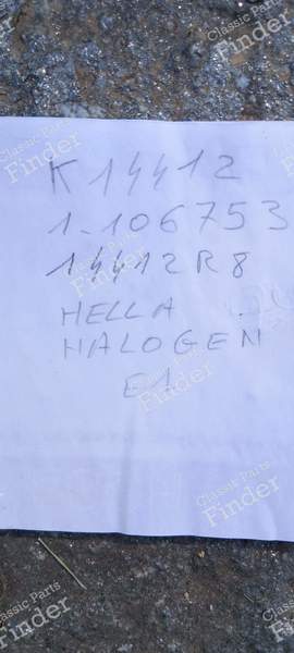 HELLA-SCHEINWERFER - MERCEDES BENZ /8 (W114 / W115) - K14412/  1.106753 /14412R8- 5