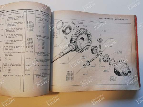 Catalogue des pièces détachées DS 19 - CITROËN DS / ID - #466- 6