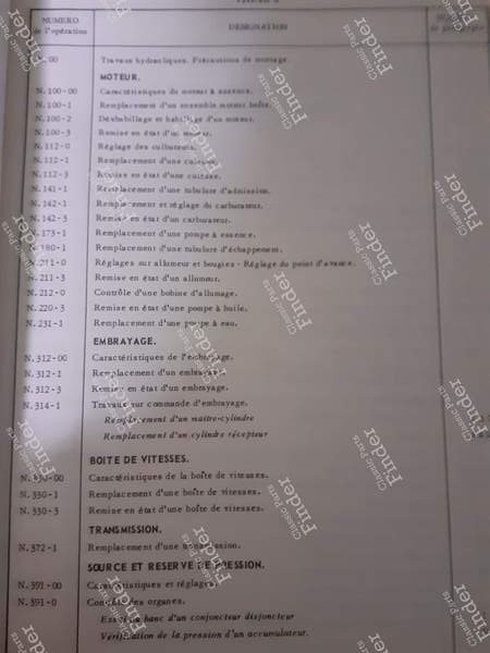 Manuel d'atelier Citroen N et ND - CITROËN Type N 350-850 (Belphégor) - 514- 1