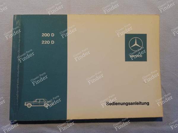 On-board manual - MERCEDES BENZ /8 (W114 / W115) - 1155846096 / 6500 4643- 0