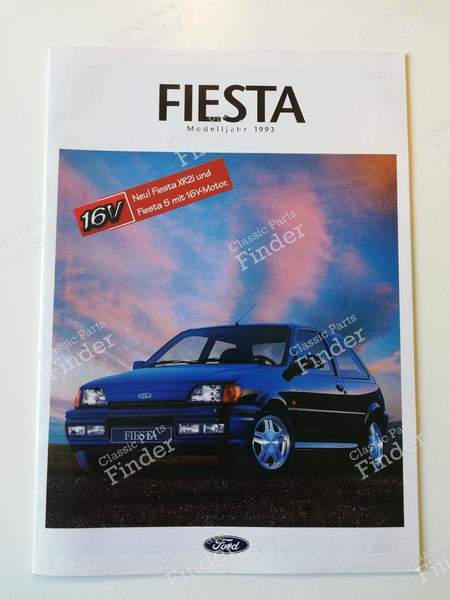 Brochure commerciale Ford Fiesta MKIII - FORD Fiesta / Courier - 201117- 0