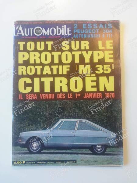 L'Automobile Magazine - December 1969 - CITROËN M35 - #283- 0