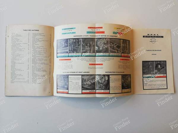 Manuel d'entretien - OPEL Olympia Rekord - OM-5317-F- 7