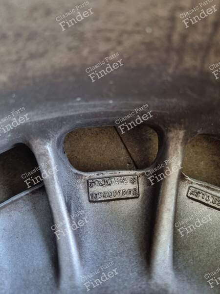 SET OF 4 'BAROCK' WHEELS - MERCEDES BENZ SL (R107) - A1084001002- 1