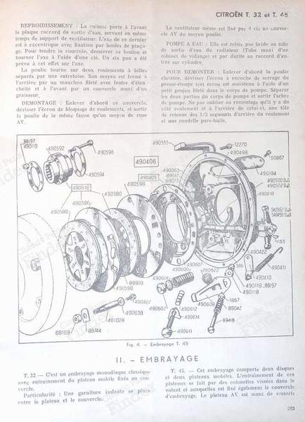 Technische Zeitschrift SERVICE 1946 - CITROËN Type 45 - 12/1946- 2