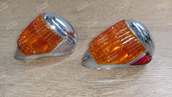 Paire de boîtiers pour feux de position latéraux et clignotants - MERCEDES BENZ W110 - K23239- 3