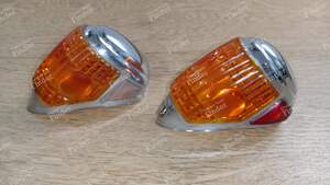 Paire de boîtiers pour feux de position latéraux et clignotants - MERCEDES BENZ W110 - K23239- thumb-3