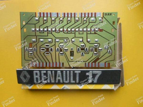 Platine de servitude - Phase 2 - RENAULT 15 / 17 (R15 - R17) 