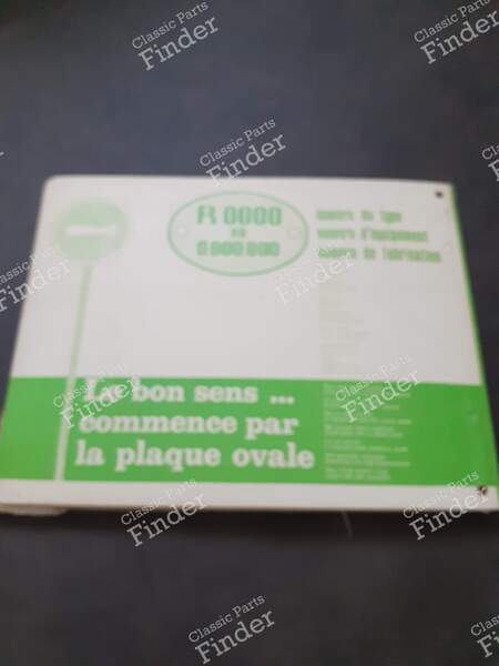 Spare Parts Catalog - RENAULT Estafette / Hi-boy / Petit-Panel - PR699- 2