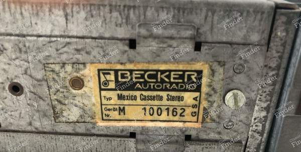 Radio Becker Mexico Cassette & Amplifier - MERCEDES BENZ W108 / W109 - M100162- 1