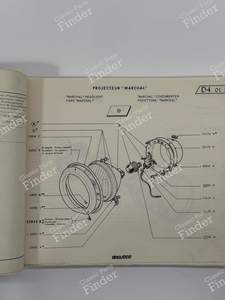 Headlight Surround - SIMCA 900 / Simc'4 / 1000 / 1005 / 1006 / 1118 /Abarth 1150 - 22833B- thumb-3