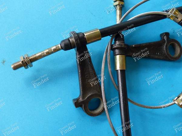 Hinteres Handbremsseil mit den Hebeln - ALPINE A310 - 6001 001 152- 1