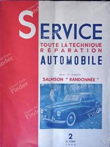 SERVICE 1952 technical review - SALMSON Randonnée