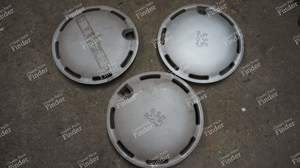 Set of 3 hubcaps for PEUGEOT 309