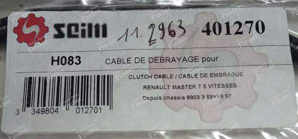 Câble de débrayage ajustage manuel - RENAULT Master - 401270- 3