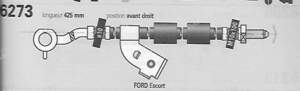Front hoses - FORD Escort / Orion (MK5 & 6) - F6273/F6284- thumb-1