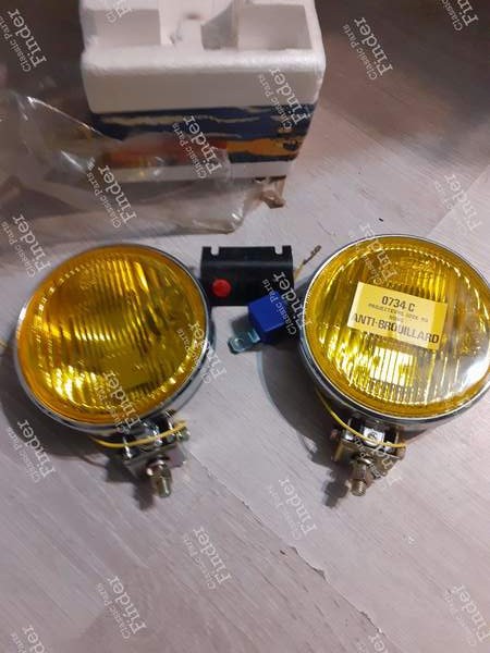Nebelscheinwerfersatz gelb - RENAULT 8 / 10 (R8 / R10) - 0734c- 1