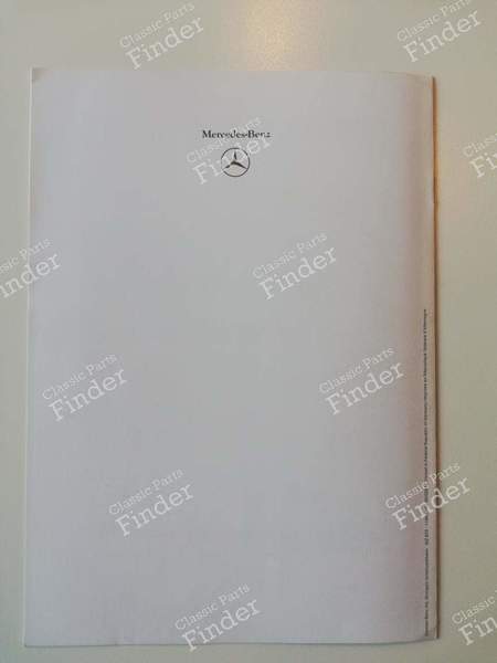 ABS presentation brochure - MERCEDES BENZ S (W126) - 03-00/0281- 3