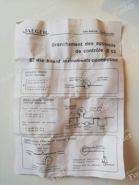 24V Ammeter - CITROËN Méhari - 5100-097-1130-06- 7